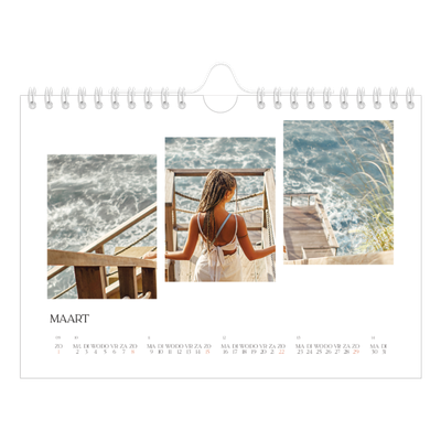 Fotokalender A5 — Reismozaïeken [Maart]