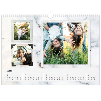 Fotokalender A3 — Fotocollage [April]