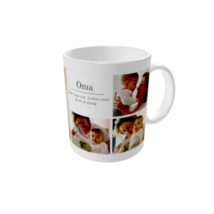 Mok bedrukken — Berichtje voor oma