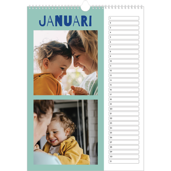 Fotokalender A3 — Vrolijk & kleurrijk