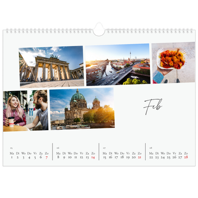 Fotokalender A3 — City trip [Februari]