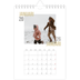 Fotokalender A5 — Dubbele tekst [Januari]