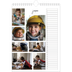 Verjaardagskalenders A4 — Foto arrangement [Januari]
