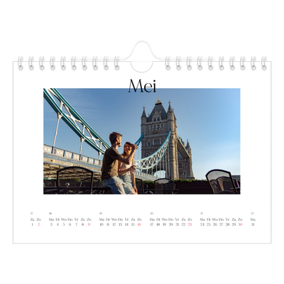 Fotokalender A5 — Mijn reisverhaal - Londen [Mei]