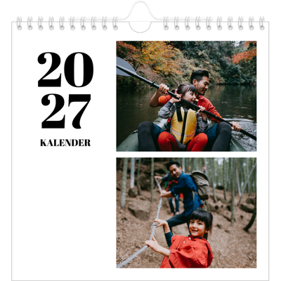 Jaarkalenders vierkant — Serif en momenten [omslag]