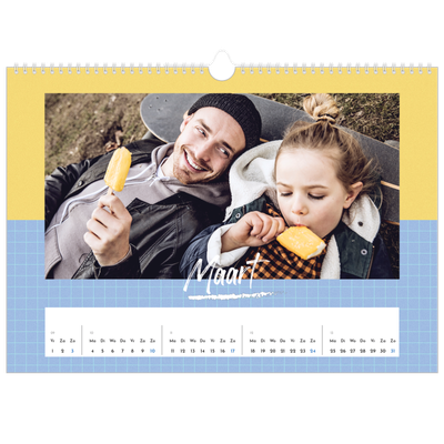 Fotokalender A3 — Kleuren en patronen [Maart]
