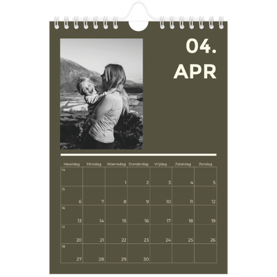 Fotokalender A5 — Modern en gedurft [April]