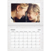Fotokalender A4 Dubbel (30 x 40 cm) — Gemarmerde achtergrond [Februari]