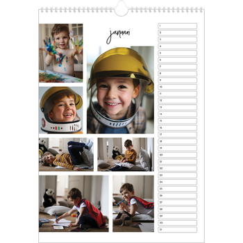 Fotokalender A3 — Foto arrangement