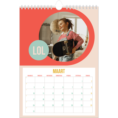 Fotokalender A4 (20 x 30 cm) — Oogverblindend mooi [Maart]