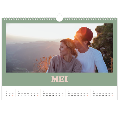 Fotokalender A3 — Retro stijl frames [omslag]