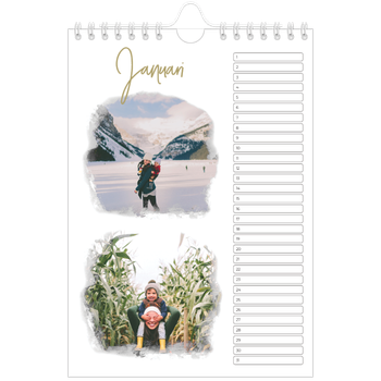 Fotokalender Vierkant — Foto effect