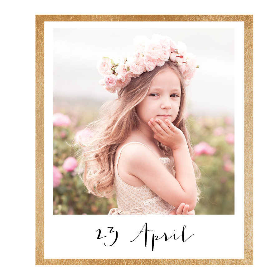 Bedankkaarten — In een kader