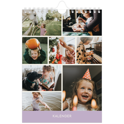 Fotokalender A5 — Pastel hoofdstukken [omslag]