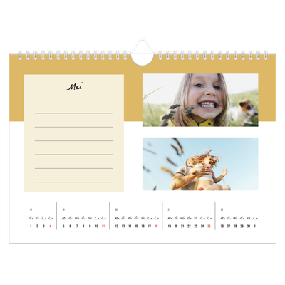 Fotokalender A4 — Kalender Lijst [omslag]