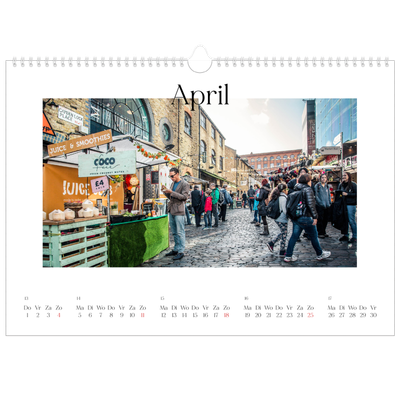 Fotokalender A3 — Mijn reisverhaal - Londen [April]