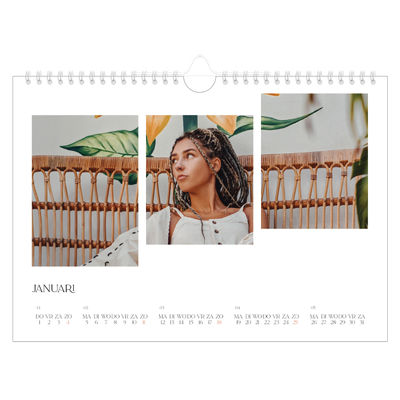 Fotokalender A4 — Reismozaïeken [Januari]