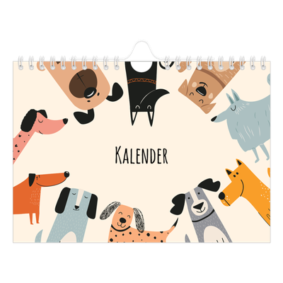 Fotokalender A5 — Hondenpoten en krabbels [omslag]