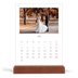 Bureaukalender met houten standaard  — Kobalt klassieker [omslag]