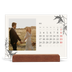 Bureaukalender met houten standaard  — Inkt & klimop [omslag]