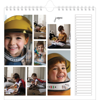 Fotokalender Vierkant — Foto arrangement