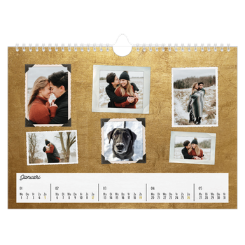 Fotokalender A4 — Fotocollage