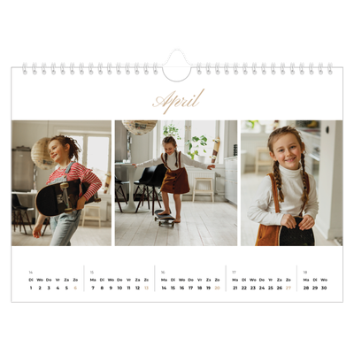 Fotokalender A4 — Fotobox [April]