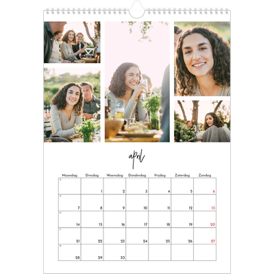 A3 Jaarkalender — Foto arrangement [April]