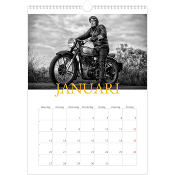 Fotokalender A3 — Historische stijl