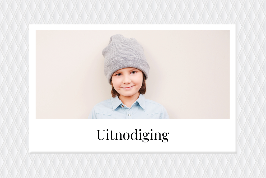 Uitnodigingen — Reliëf-look