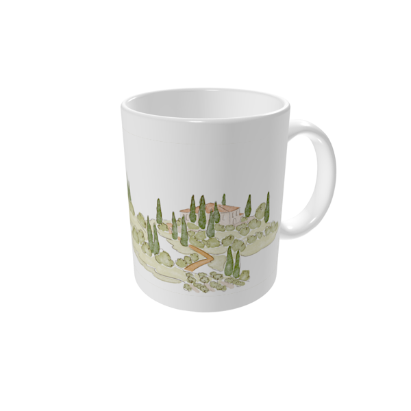 Mok bedrukken — Aquarelbestemming