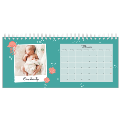 Bureaukalenders — Schattige dieren [Februari]