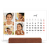 Bureaukalender met houten standaard  — Foto arrangement [Maart]