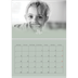 Fotokalender A4 Dubbel (30 x 40 cm) — Zachtgroen kleurverloop [Mei]