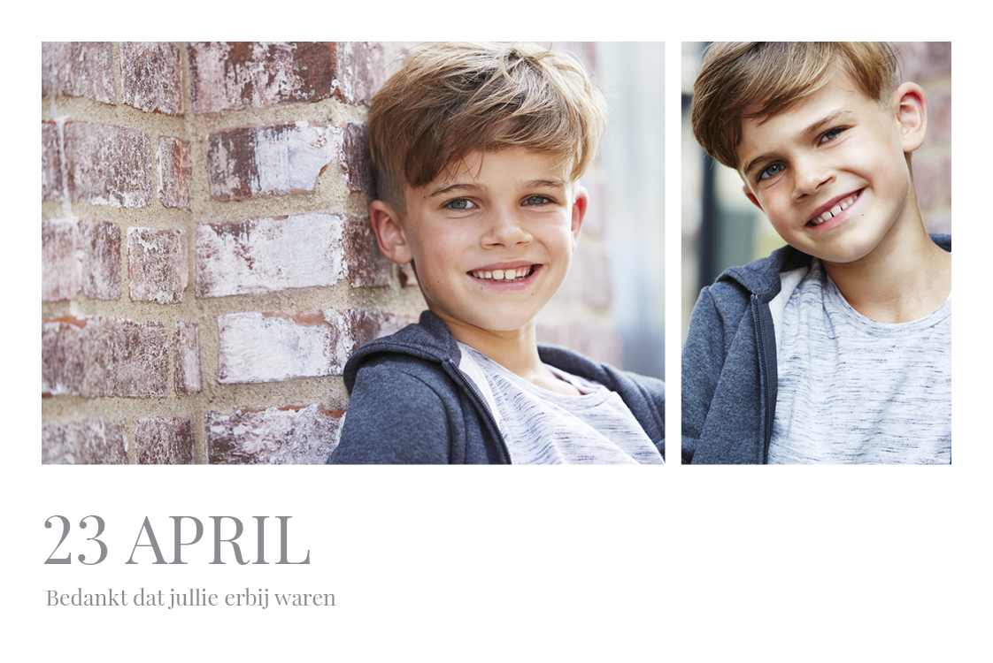 Bedankkaarten — Duo