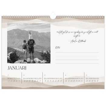 Fotokalender A3 — Welzijn quotes