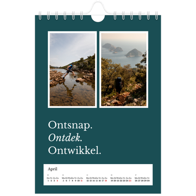 Fotokalender A5 — Redactionele Aarde [April]