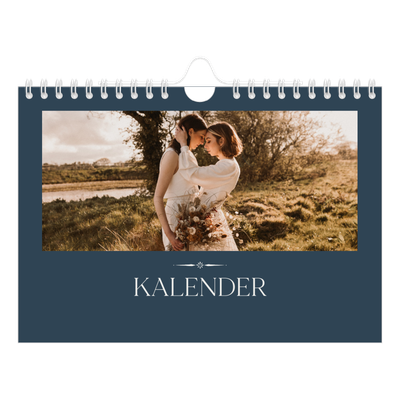 Fotokalender A5 — Leisteen & schreef [omslag]
