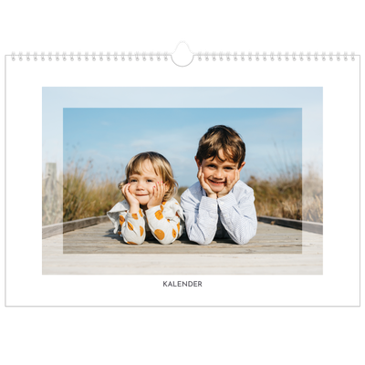Fotokalender A3 — Transparante kaders [omslag]