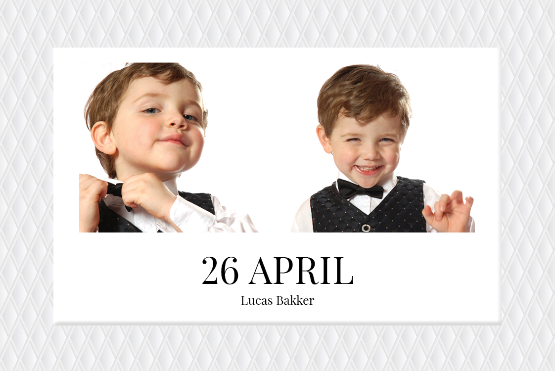 Bedankkaarten — Reliëf-look