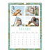 Fotokalender A4 (20 x 30 cm) — Gebloemd behang [Maart]
