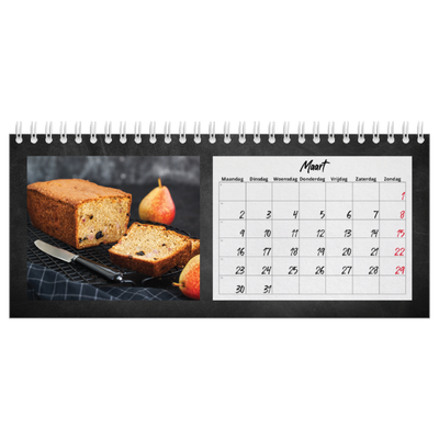 Bureaukalenders — Krijtbord stijl [Maart]