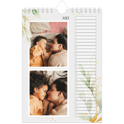 Fotokalender A5 — Bloemen splash [Mei]