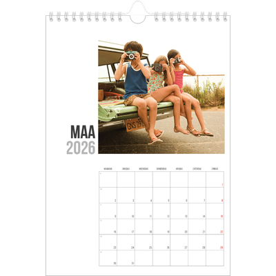 Fotokalender A4 (20 x 30 cm) — Verkorte tekst [Maart]