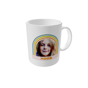 Mok bedrukken — Retro regenboog