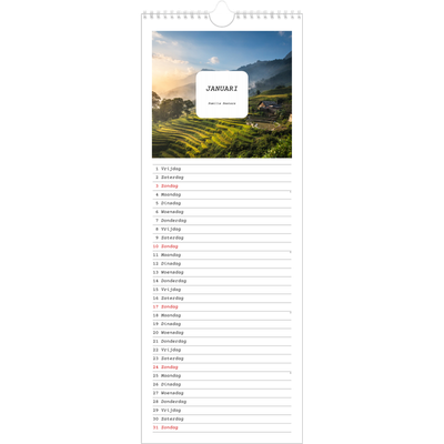 Smalle kalender  — Het volledige verhaal [Januari]