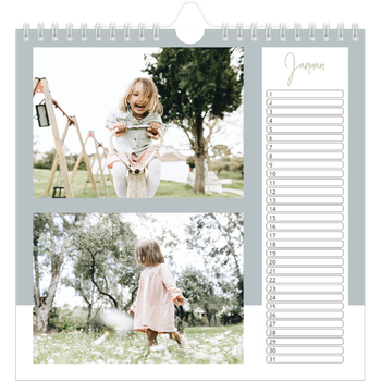 Fotokalender Vierkant — Aardse frames
