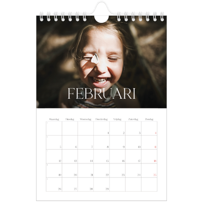 Fotokalender A5 — Twaalf grote maanden [Februari]