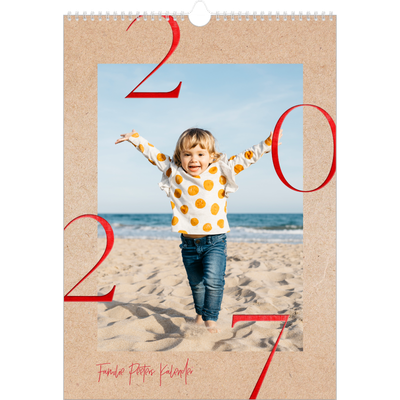 A3 Jaarkalender — Rode stippen [omslag]