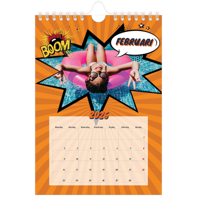 Fotokalender A5 — Stripboek [Februari]